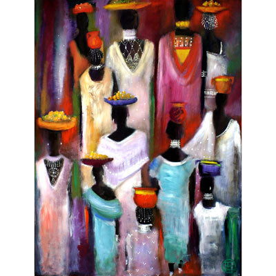 Large African art canvas prints south africa