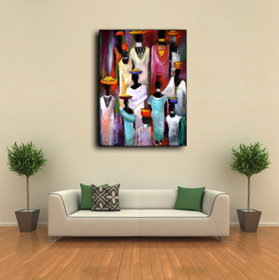 African Art Canvas Prints Pretoria South Africa by Idalet and Erica