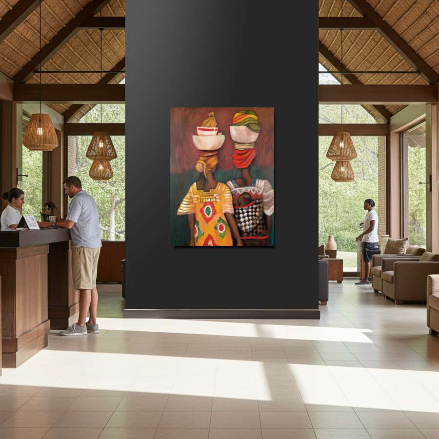 Brave Colour a canvas wall art print from South Africa.