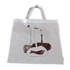 tote bags for women - Fish in Vase -reusable shopping bag - idaletanderica