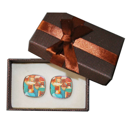 Hamba unique square stud earrings South Africa