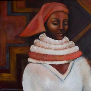 African art paintings on canvas - idalet