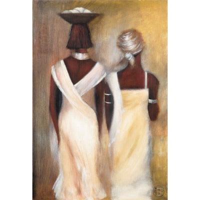 Into the Mist. Ethnic canvas art for sale south africa -idalet