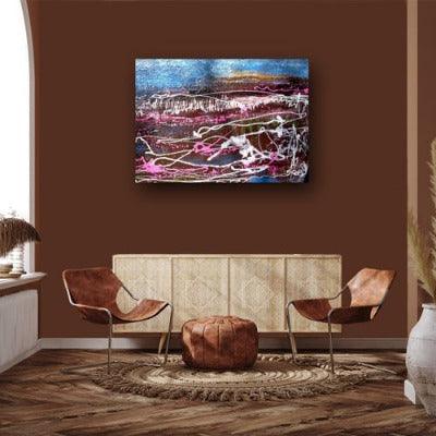 2007. Pink Landscape. Masterful Artist. - defineartgifts