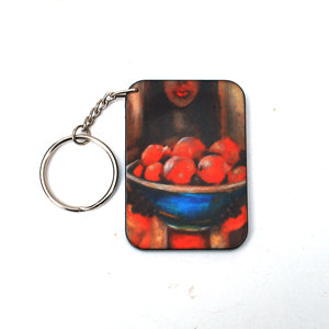 Keychain for homekeys Lemon Whirl and Latin Fragrance  - idalet and erica