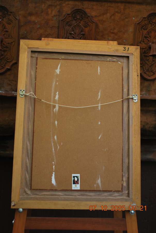 2004 - Bride - a modern iconic fine art portrait - back