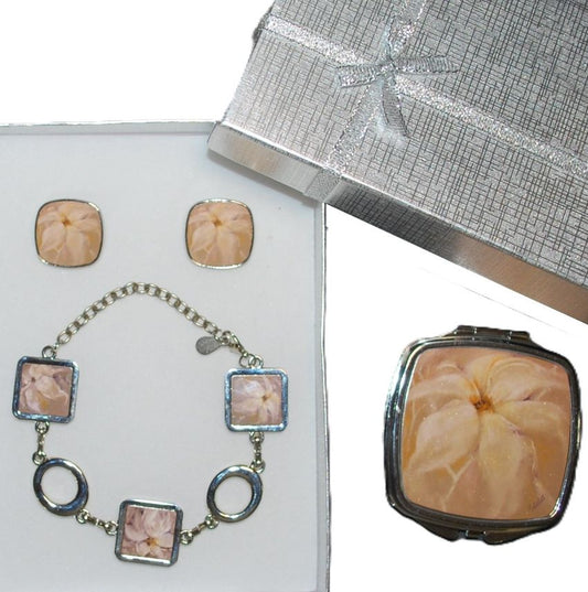 Night Shade modern floral art jewellery gifts.