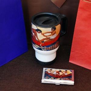 Pharaoh's Fishermen Metal Travel Mug Fathers Day Ideas - idaletanderica