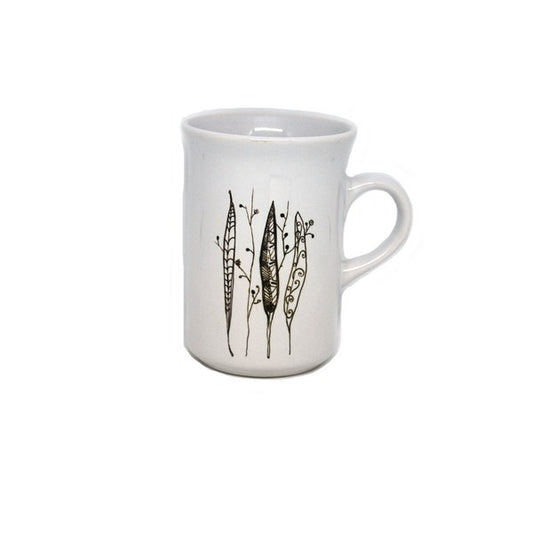 Decorative cups - Small Pods with Artwork in Black - idaletanderica