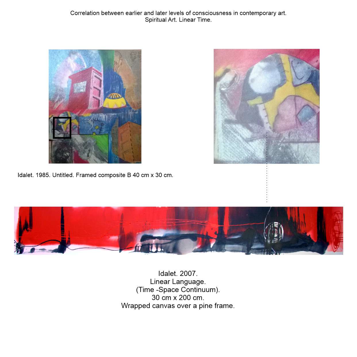 2007 - Linear Language - mindfulness abstract artwork