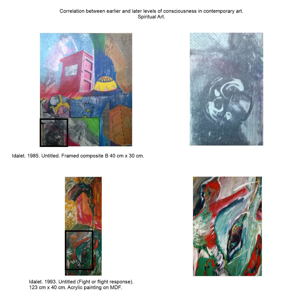 1991 Untitled - Fight or Flight - Psychological Contemporary Art