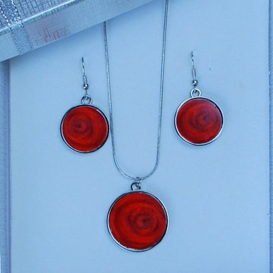 Red roses-Jewellery gift sets for women