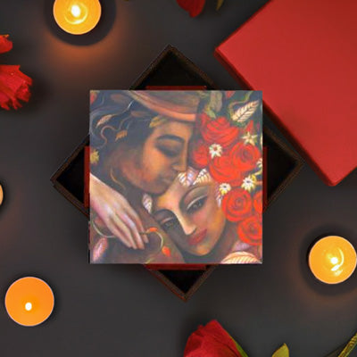 Roses. A small artistic gift box for special occasions. - idalet and erica