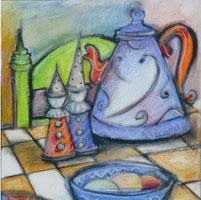 Salt and Pepper Artistic Greeting and Note Cards - idaletanderica