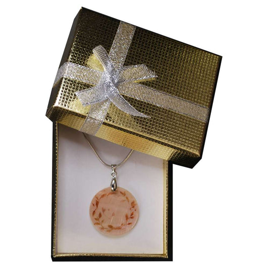 Seasons' Circle - Shell Necklace with artwork - idalet and erica