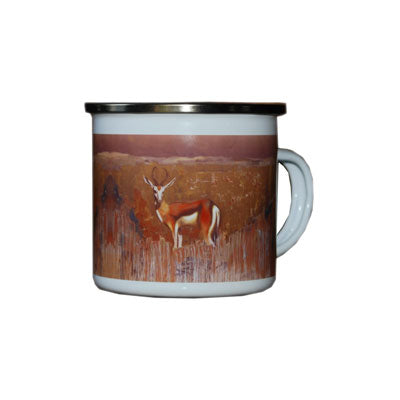 Springbuck enamel mugs south africa - idalet and erica