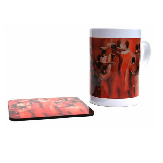 Vivid memory II mug for office tea and coffee station