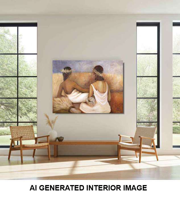 Wheat Gatherers fine art canvas prints online.