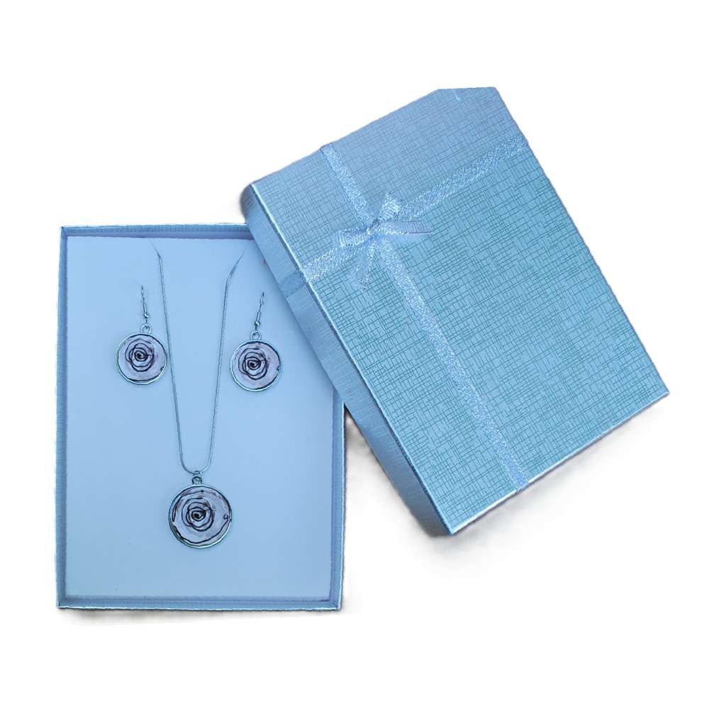 Desert White Rose - Jewellery gift set for women