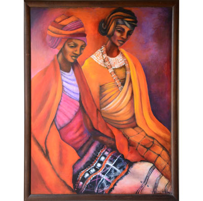 Original African art portraits