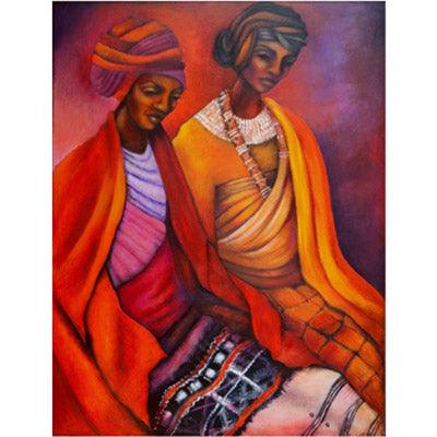 Original African art portraits