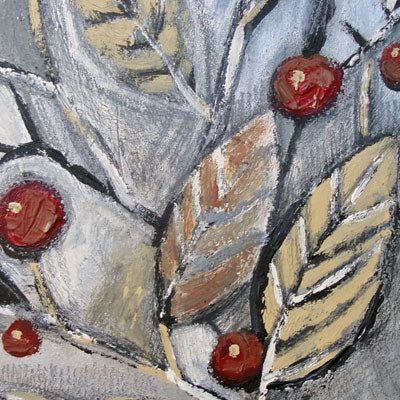 original contemporary berry artwork - idalet