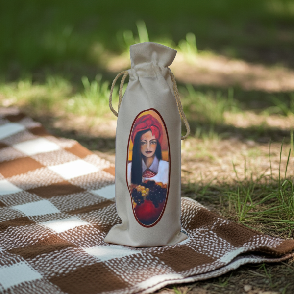 Rebecca. Beautiful bottle bag holder.