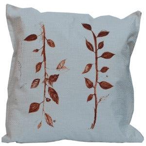 throw cushions for sofa - Winter Leaves - idaletanderica